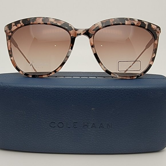 Cole Haan CH7079 651 Blush Tortoise Titanium Frame Brown  display picture 1
